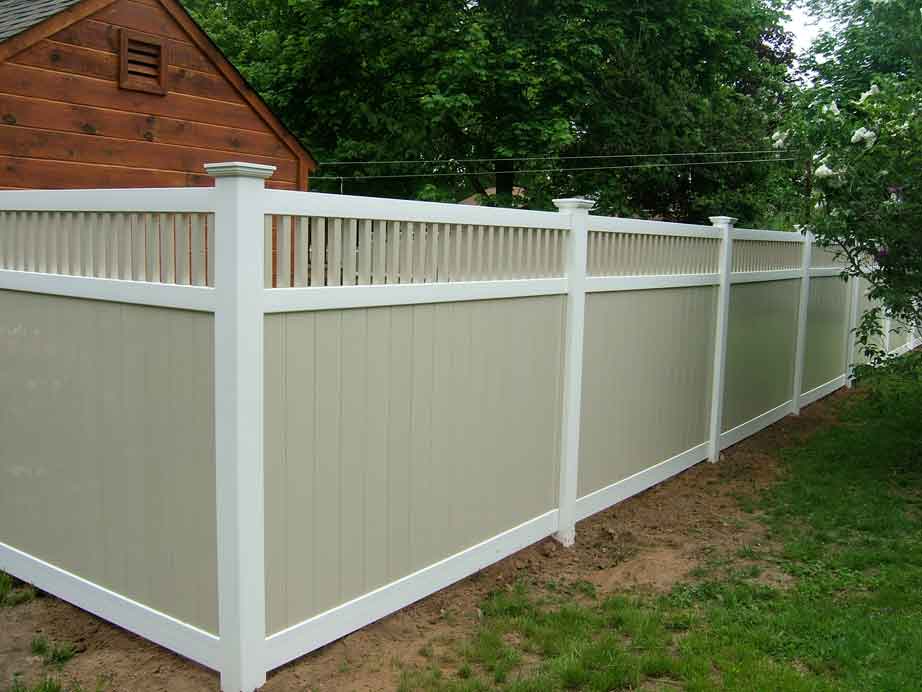 Landmark Tongue and Groove Vinyl Privacy Fence Sparta NJ