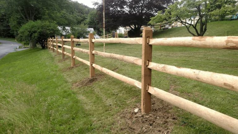 Eastern Cedar Rails 3 Rail Cedar Split Rail Fence Warwick NY Kuperus Fence Company