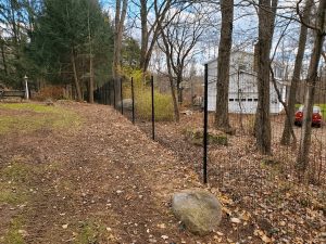 Welded Wire Deer Fence on 2 inch Steel Posts in Warwick NY
