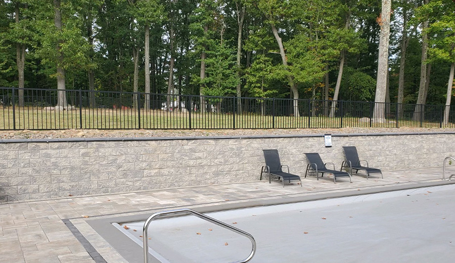 Vanguard Aluminum Pool Fence in Central Valley NY and Vanguard Railing 1