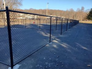 6' Tall Black Chain Link Fence in Washingtonville