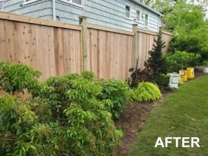 cedar privacy fence in goshen ny